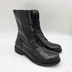 Felmini anfibio donna nero fondo classico zip laterale