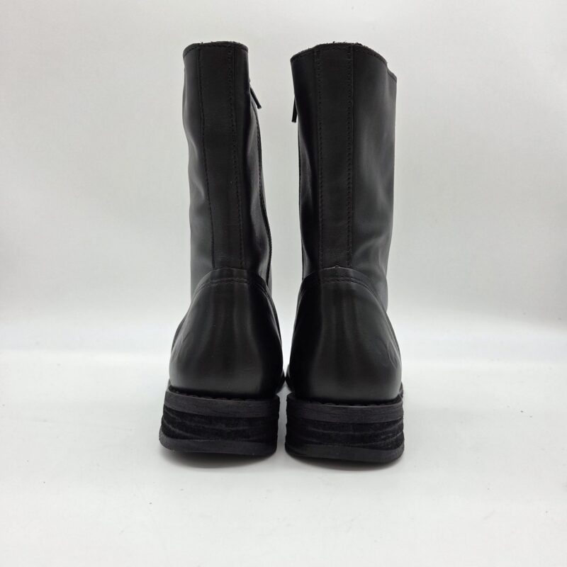 Felmini anfibio donna nero fondo classico zip laterale