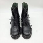 Felmini stivaletto stringato con tacco grande 8 cm nero donna
