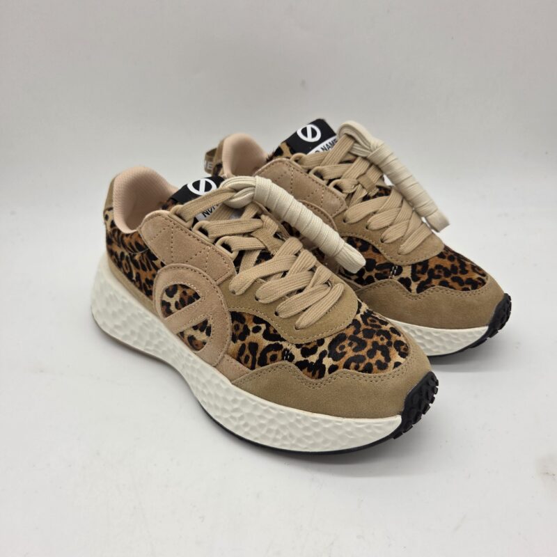No Name sneakers donna in cavallino leopardato