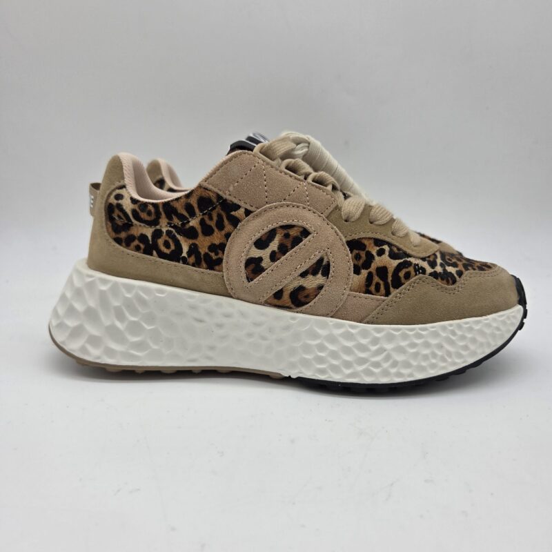 No Name sneakers donna in cavallino leopardato