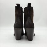 Metisse texano donna camoscio ingrassato testa di moro tacco 8cm
