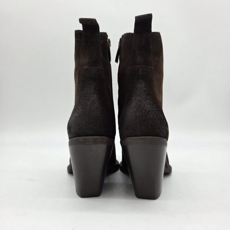 Metisse texano donna camoscio ingrassato testa di moro tacco 8cm