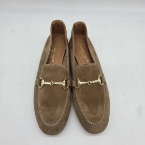 Divine Follie mocassino donna con morsetto camoscio beige